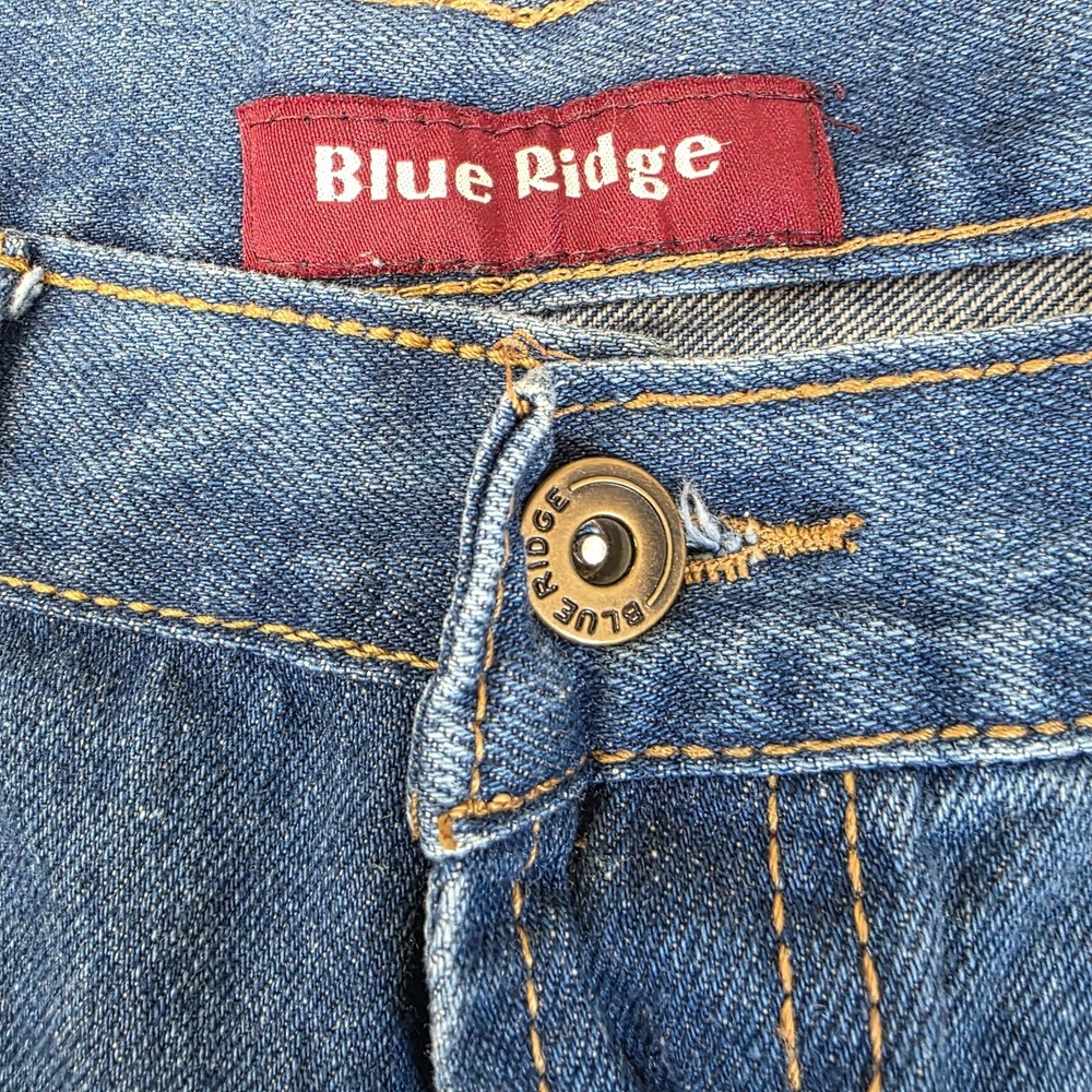 New Blue Ridge By Wrangler‎ Jeans Mens 48X32 Straight Leg Regular Fit Work - Picture 4 of 12